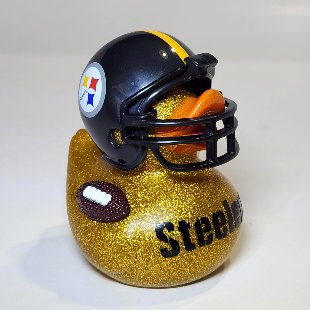 PITTSBURGH STEELERS Rubber Duck Gift Bedazzled Duck Cruise Dashboard Ducks