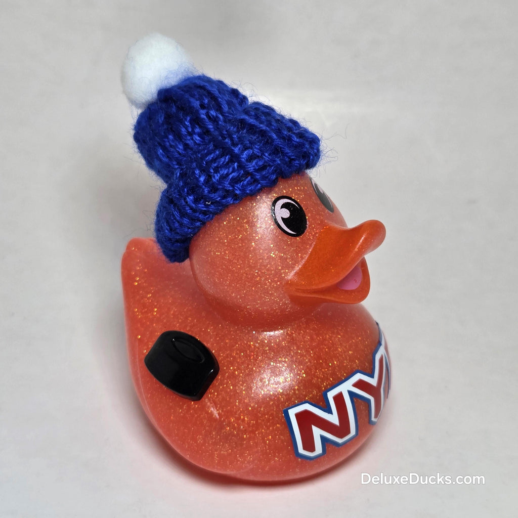 NEW YORK RANGERS Rubber Duck Gift Hockey Bedazzled Collectible Duck