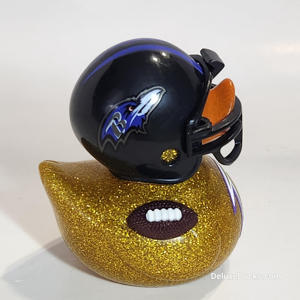 BALTIMORE RAVENS Rubber Duck Gift nfl Bedazzled Duck Cruise Dashboard Ducks