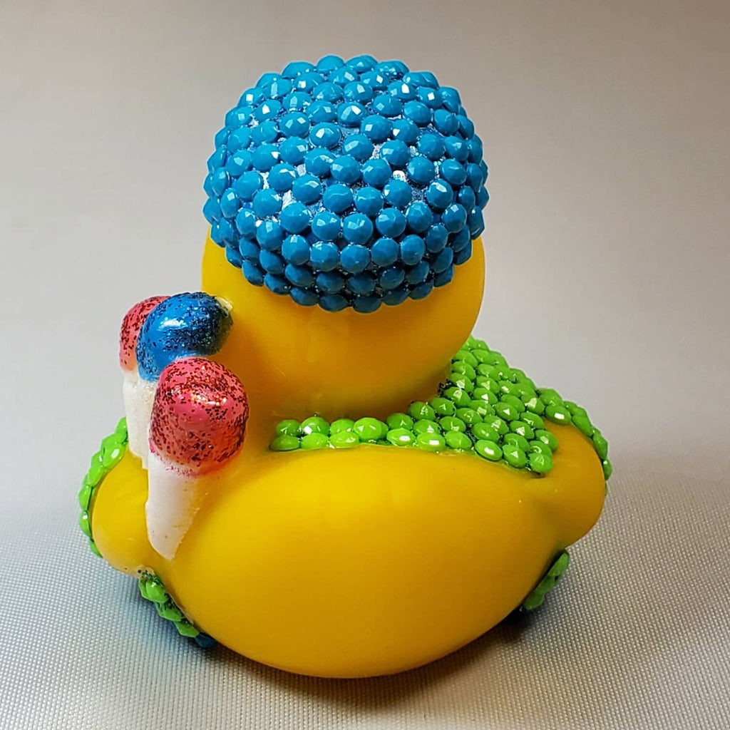 BILL McFLAPPER Rubber Duck Ducks Gift Painter Bedazzled Bling Collectible Gift Rubber Ducks Cruise Ducks