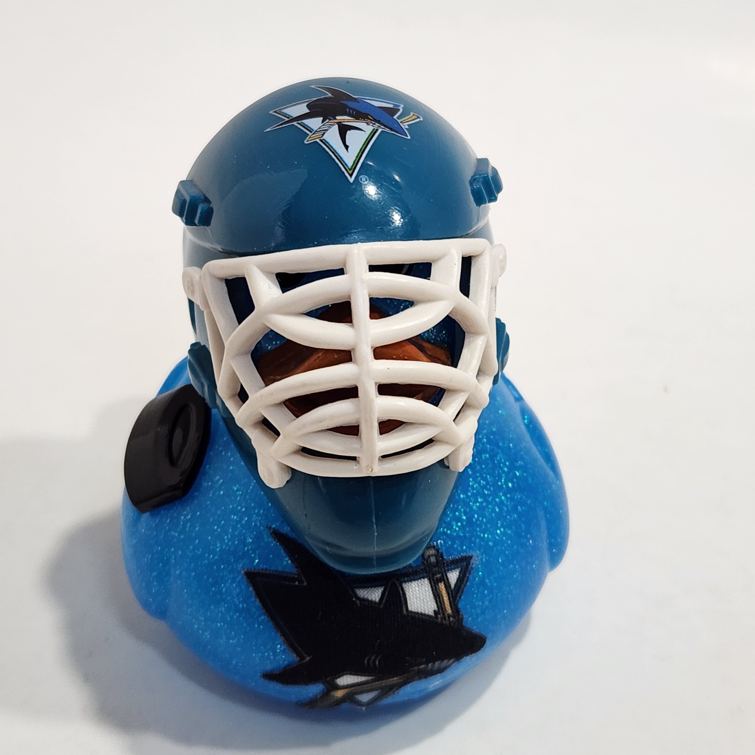 SAN JOSE SHARKS Rubber Duck Gift nhl Hockey Bedazzled Collectible Duck