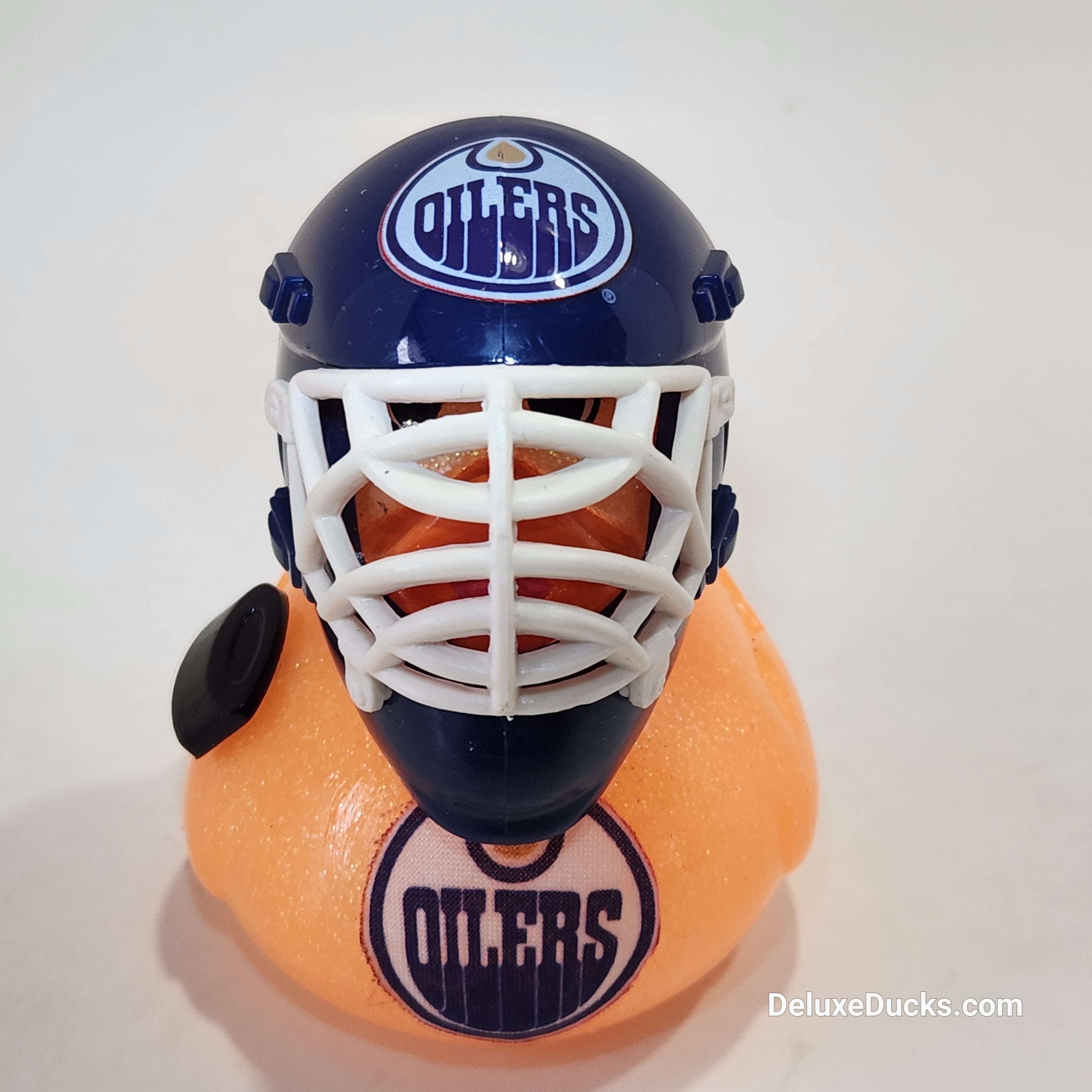 EDMONTON OILERS Rubber Duck Gift NHL Hockey Bedazzled Collectible Duck