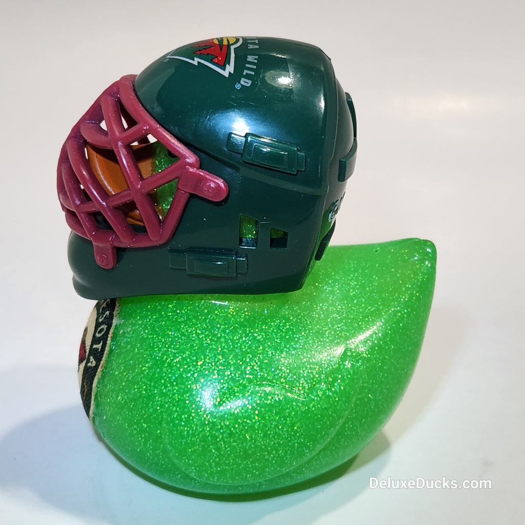MINNESOTA WILD Rubber Duck Gift nhl Hockey Bedazzled Collectible Duck