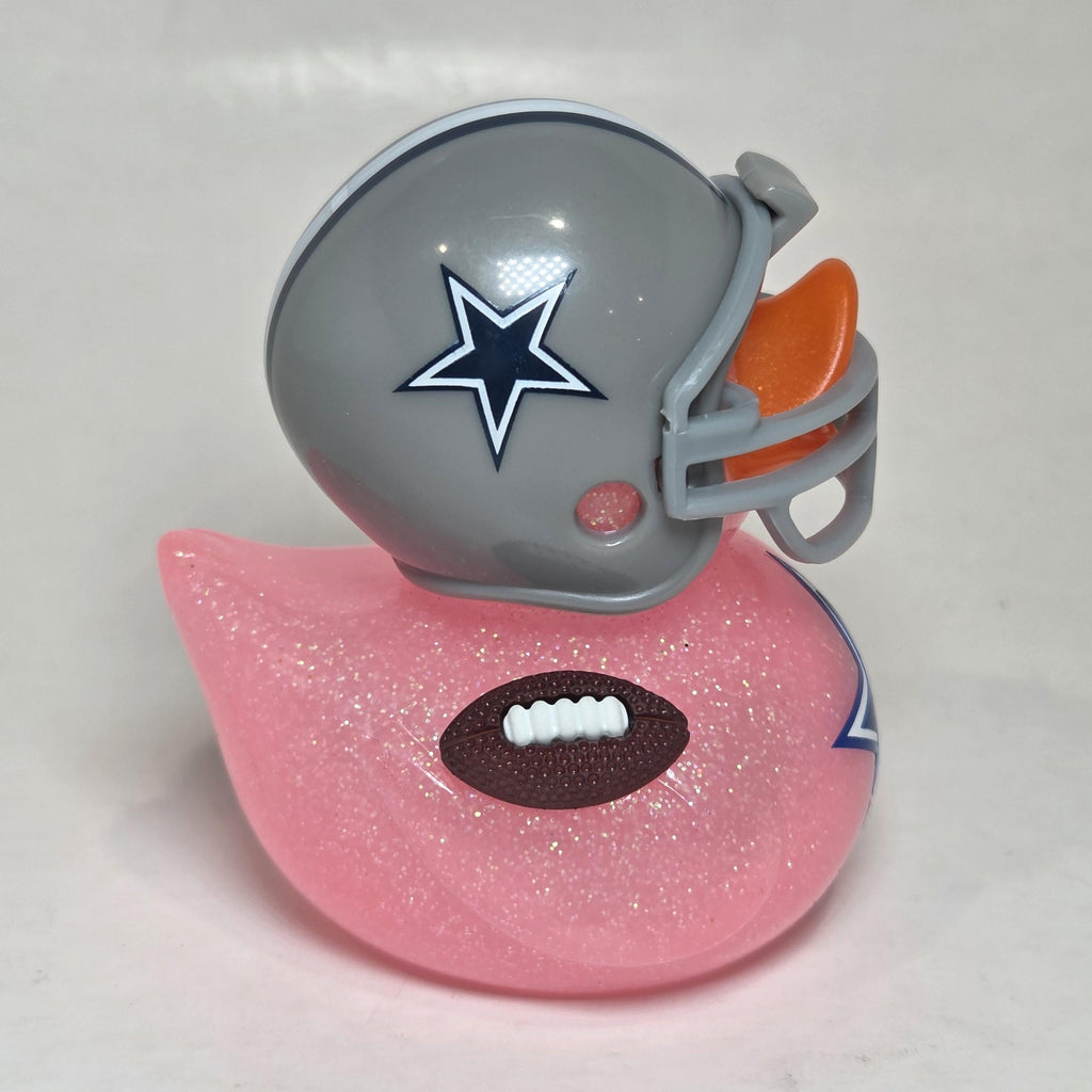 DALLAS COWBOYS Pink Rubber Duck Gift Bedazzled nfl Duck Cruise Dashboard Ducks