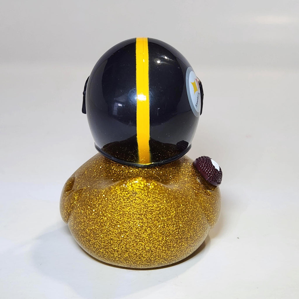 PITTSBURGH STEELERS Rubber Duck Gift Bedazzled Duck Cruise Dashboard Ducks