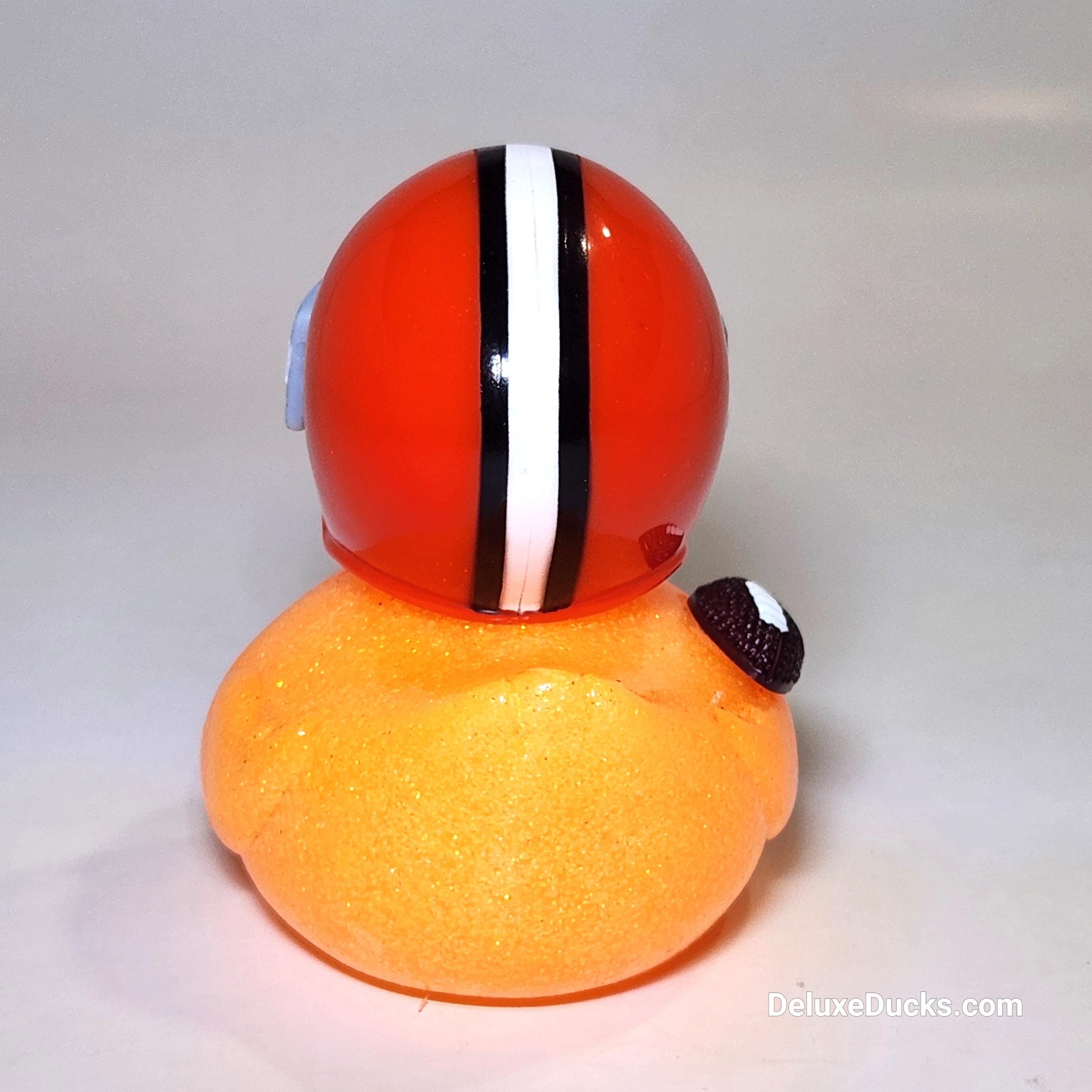CLEVELAND BROWNS Rubber Duck Gift NFL Football Bedazzled Collectible Duck