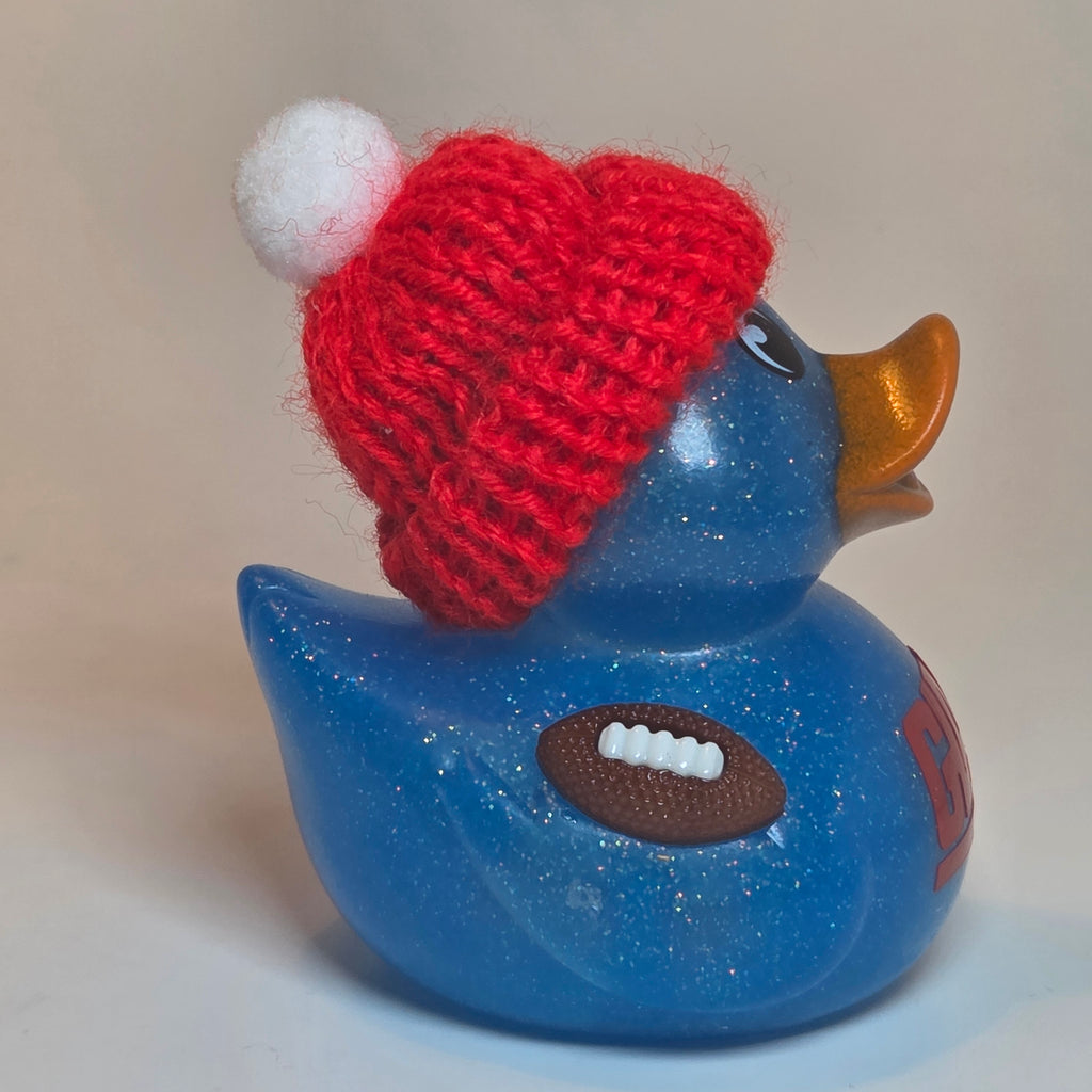 NEW YORK GIANTS Rubber Duck Gift nfl Football Bedazzled Collectible Duck
