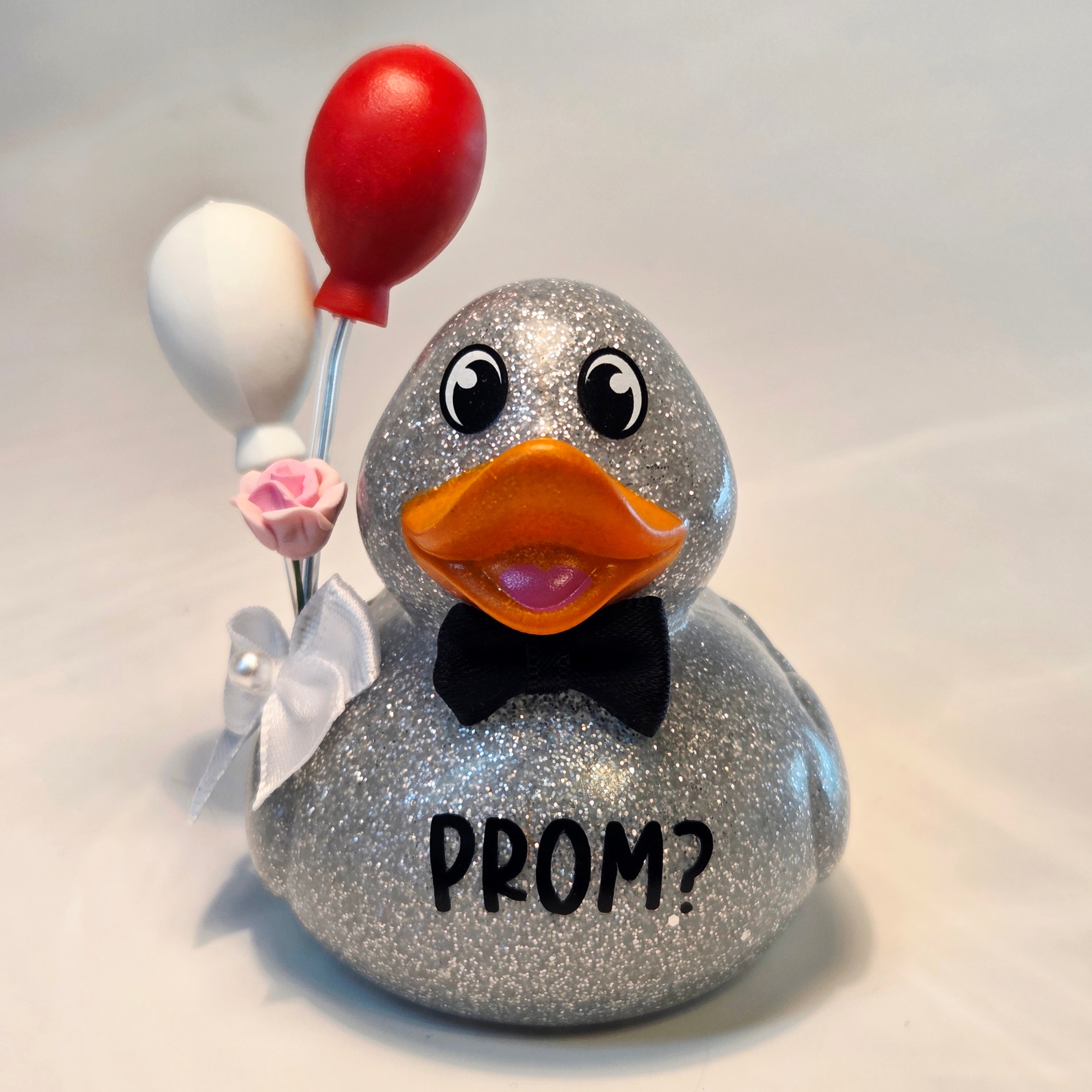PROM Promposal Rubber Duck Gift Bedazzled Custom Rubber Duck Collectible Gift Ducks Cruise Dashboard