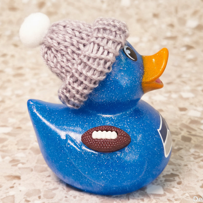 SEATTLE SEAHAWKS Rubber Duck Gift NFL Football Bedazzled Collectible Duck