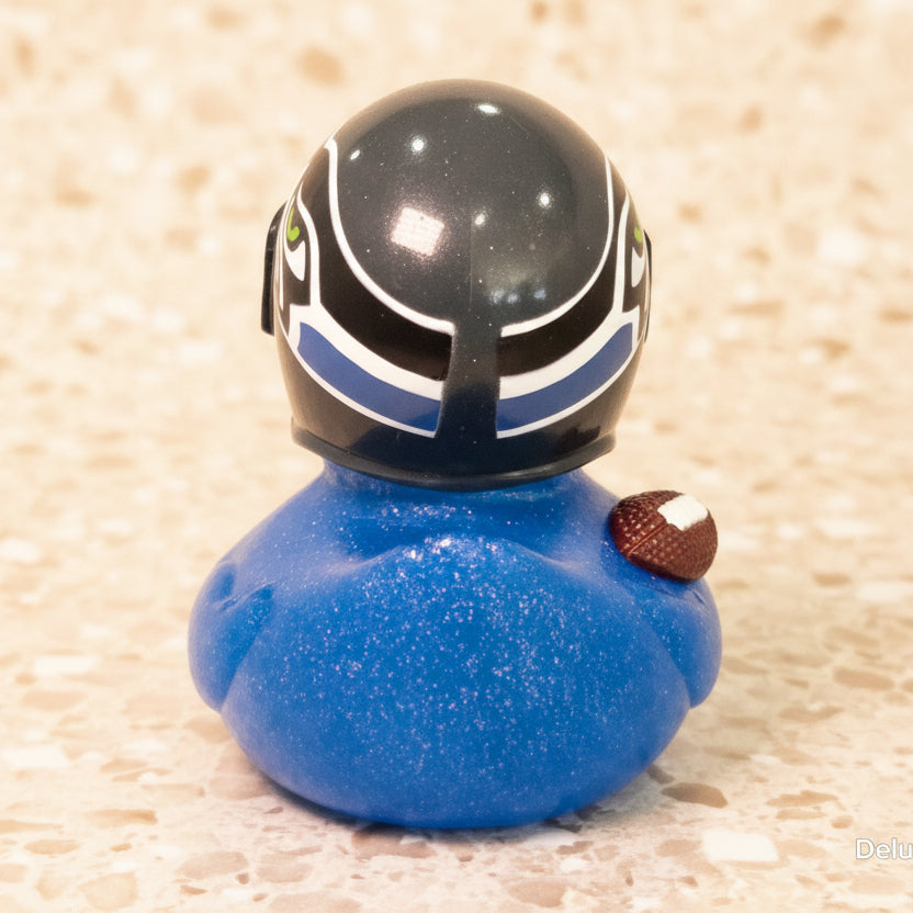SEATTLE SEAHAWKS Rubber Duck Gift NFL Football Bedazzled Collectible Duck